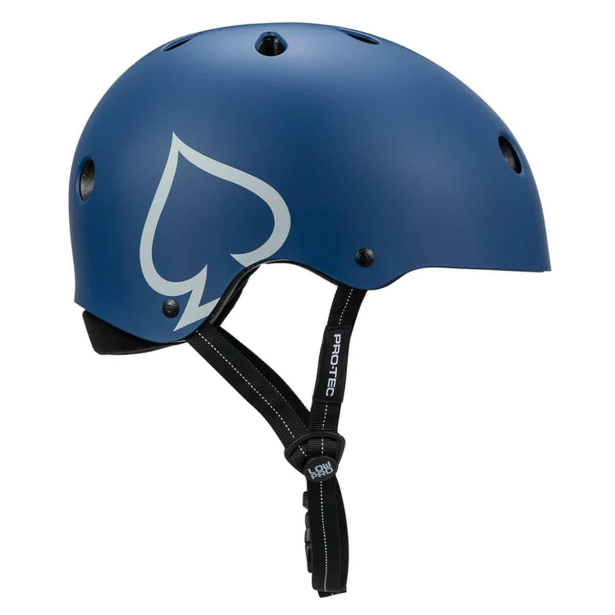 Pro Tec - Low Pro Certified Helmet Matte Blue.