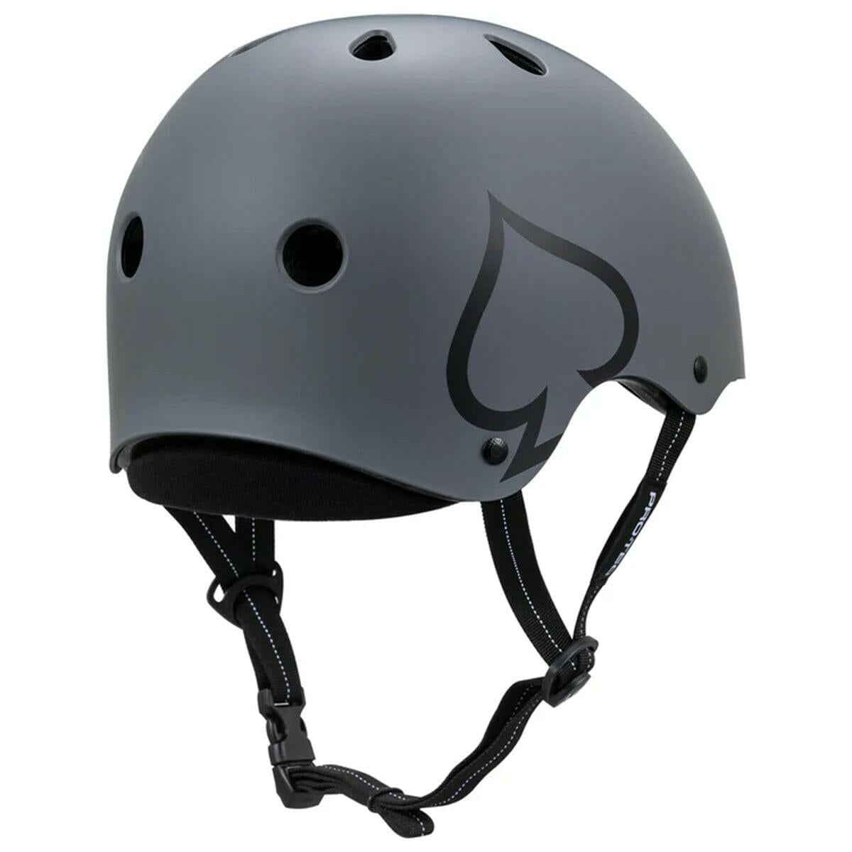 Pro Tec - Low Pro Certified Helmet Matte Grey.