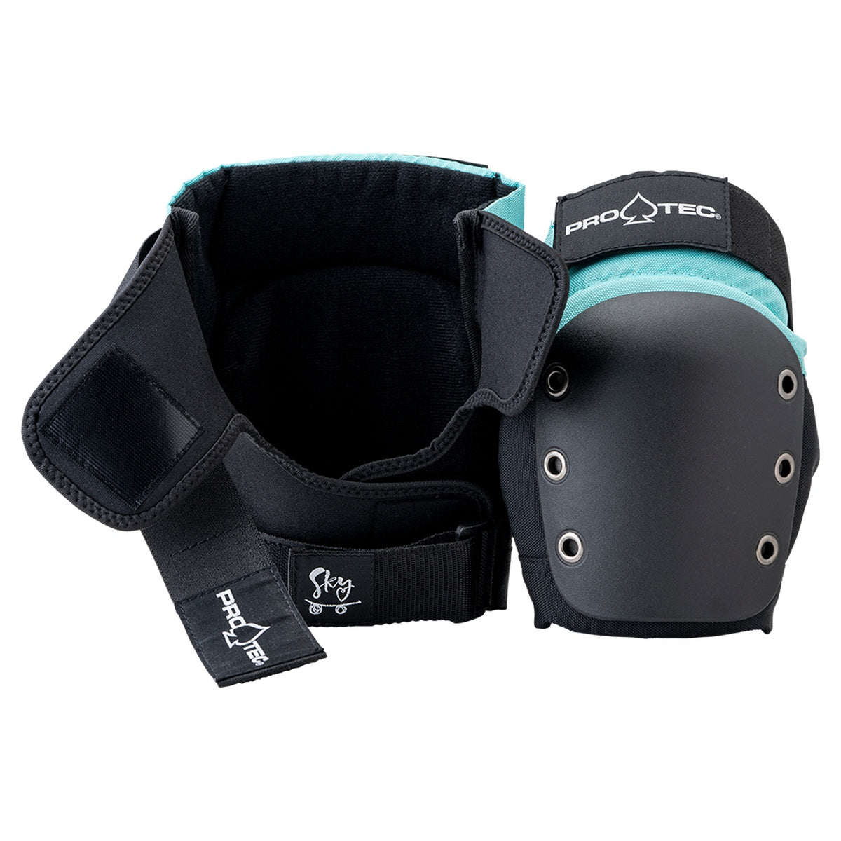 Pro Tec Street Junior 3 Pack Pad Set Sky Brown knee pads back