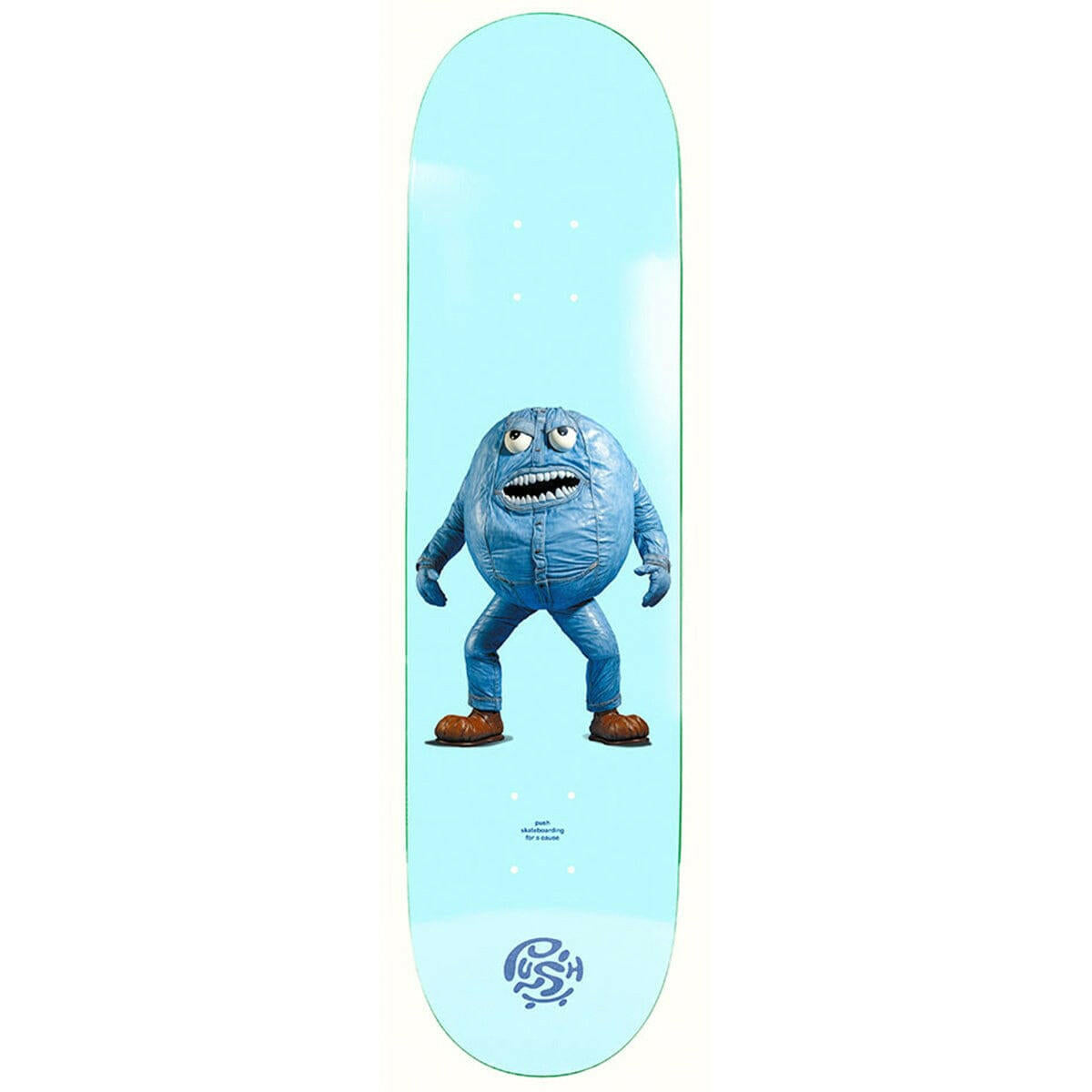 Push - Denim Dan Incomplete 8.0 Complete Skateboard.