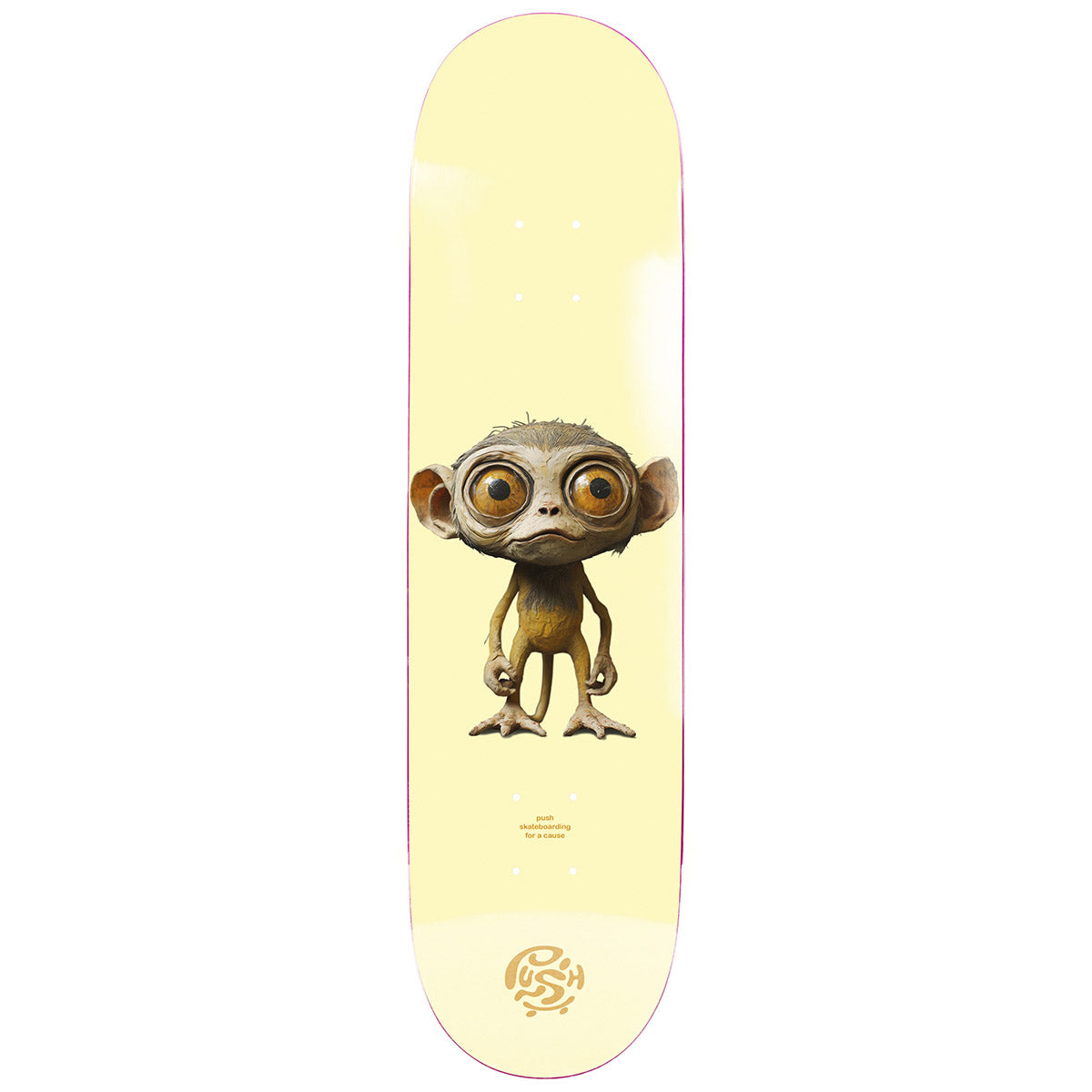 Push - Lil Chimp Incomplete 7.25 Complete Skateboard.