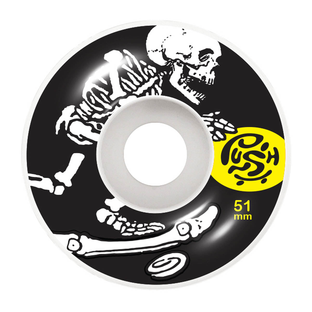 Push skeleton push 51mm skateboard wheels