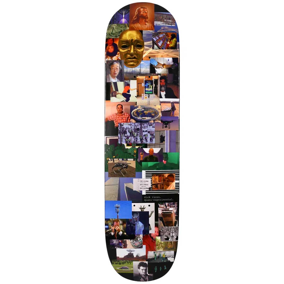 Quasi Dick Rizzo Psyop 8.25 Skateboard Deck
