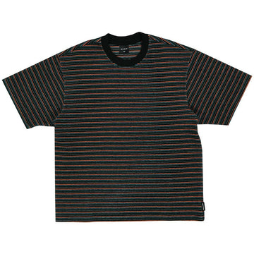 Quasi - Sync Striped Tee Black.