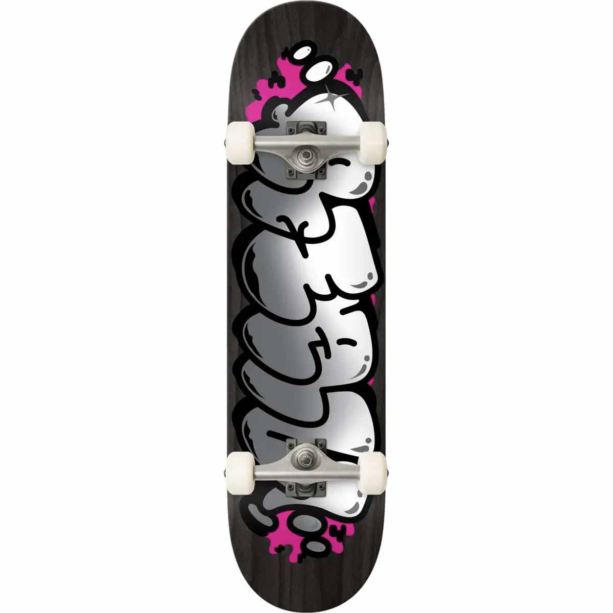 Real Bubble Letters Foil 8.5 Complete Skateboard