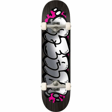 Real Bubble Letters Foil 8.5 Complete Skateboard