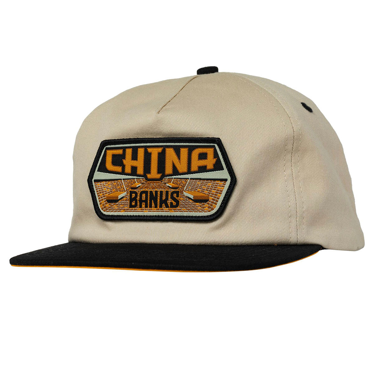 Real - China Banks Snapback Tan/Black.
