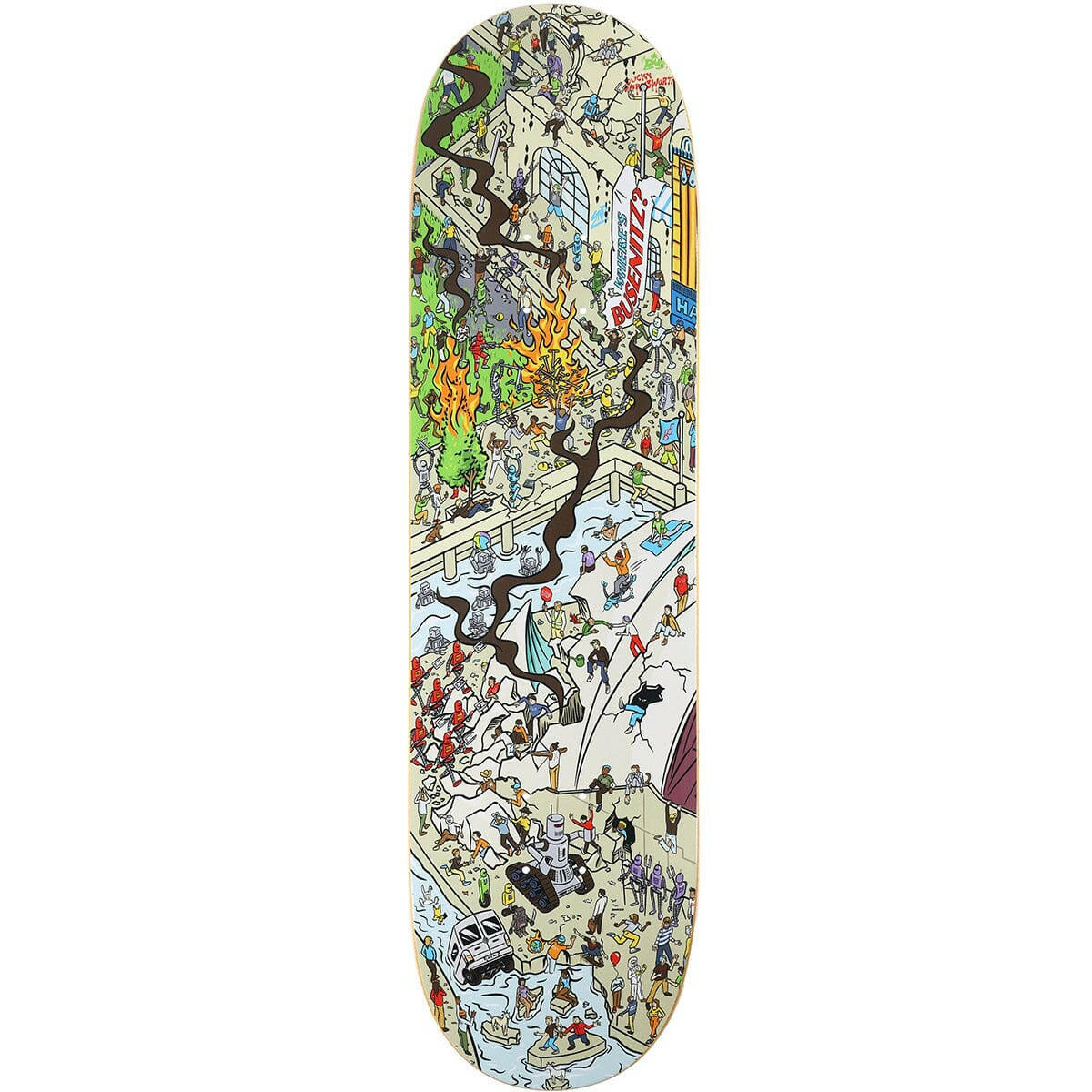 Real - Dennis Busenitz Wheres Busenitz 8.38 Skateboard Deck.