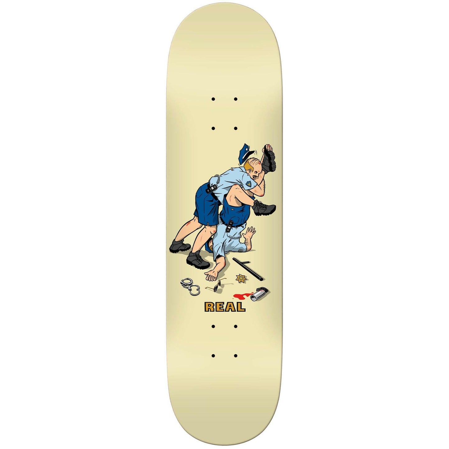 Real - Double Duty Security 8.5 Skateboard Deck.