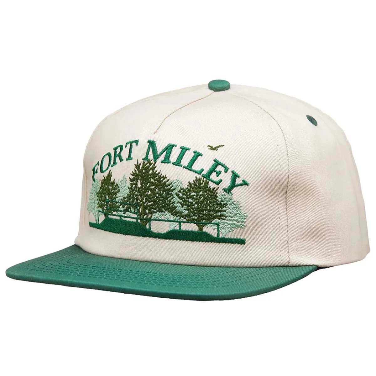 Real - Fort Miley Snapback Off White/Green