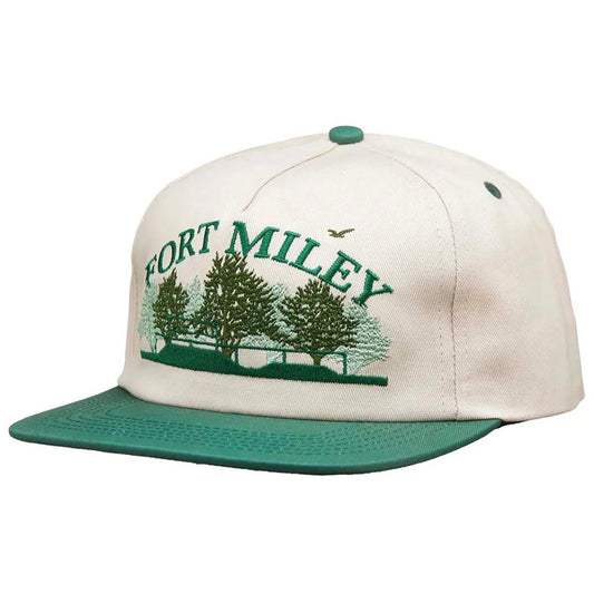 Real - Fort Miley Snapback Off White/Green