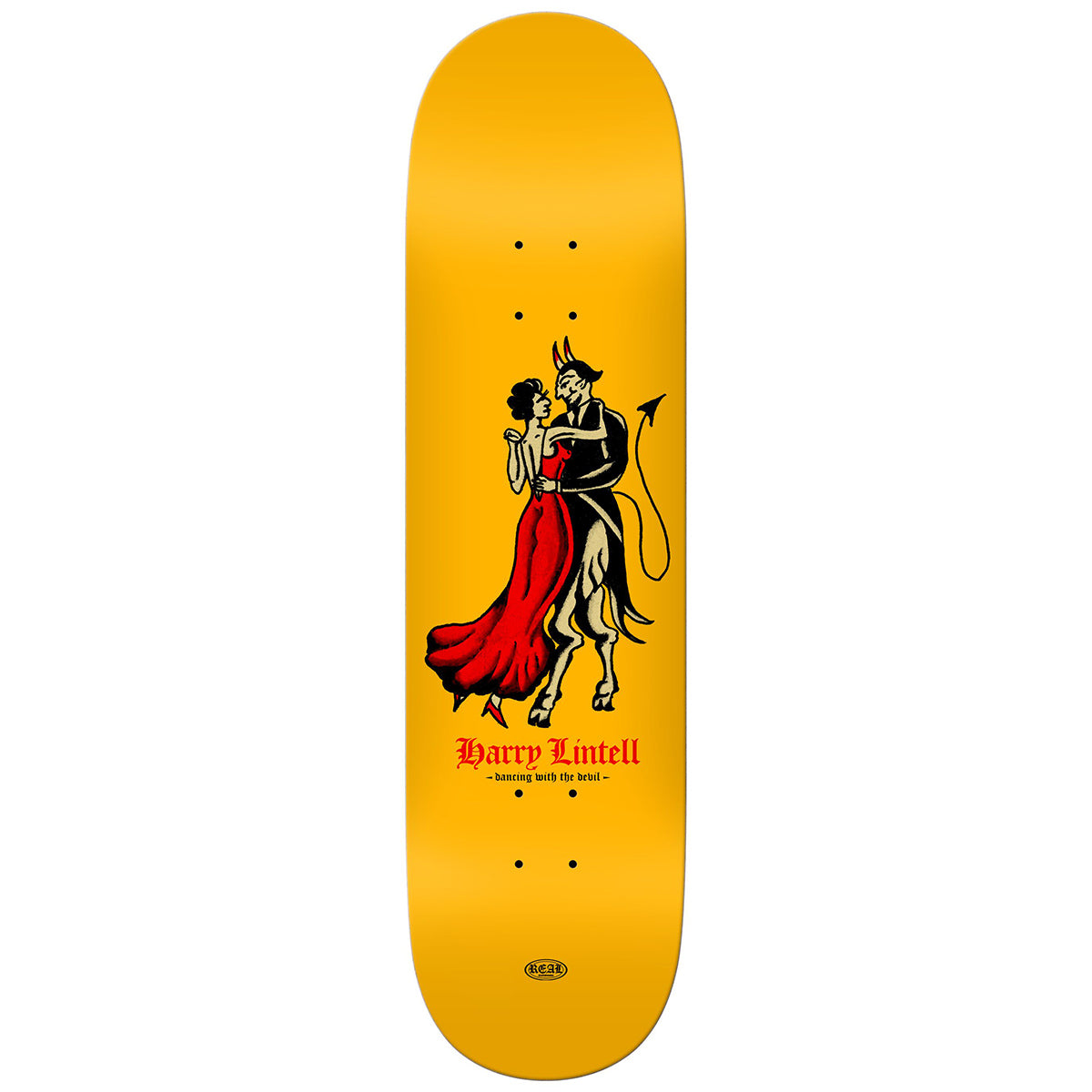Real - Harry Lintell Dance with the Devil 8.5 Skateboard Deck.