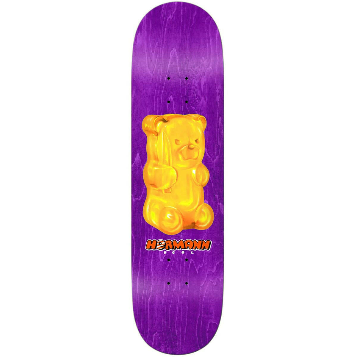Real - Hermann Stene Fun Bear 8.25 Skateboard Deck.