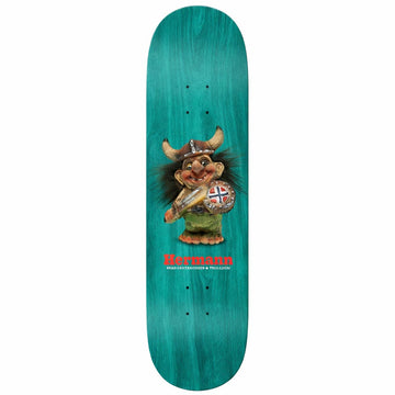 Real Hermann Stene Trolldom Teal 8.5 Skateboard Deck