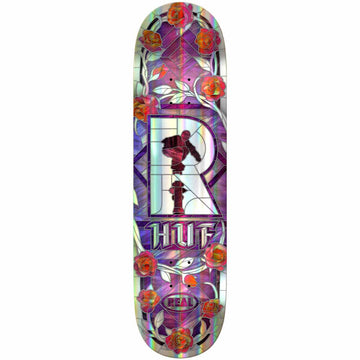Real Keith Hufnagel Cathedral Holographic Skateboard Deck