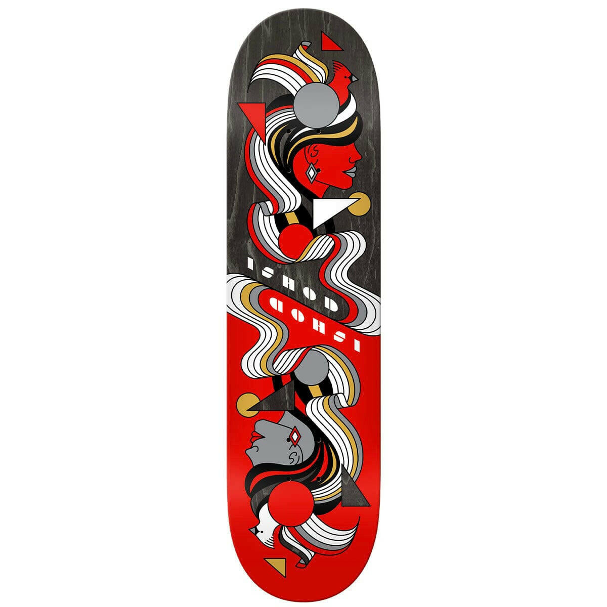 Real - Ishod Wair Fowl Twin Tail 8.5 Skateboard Deck.