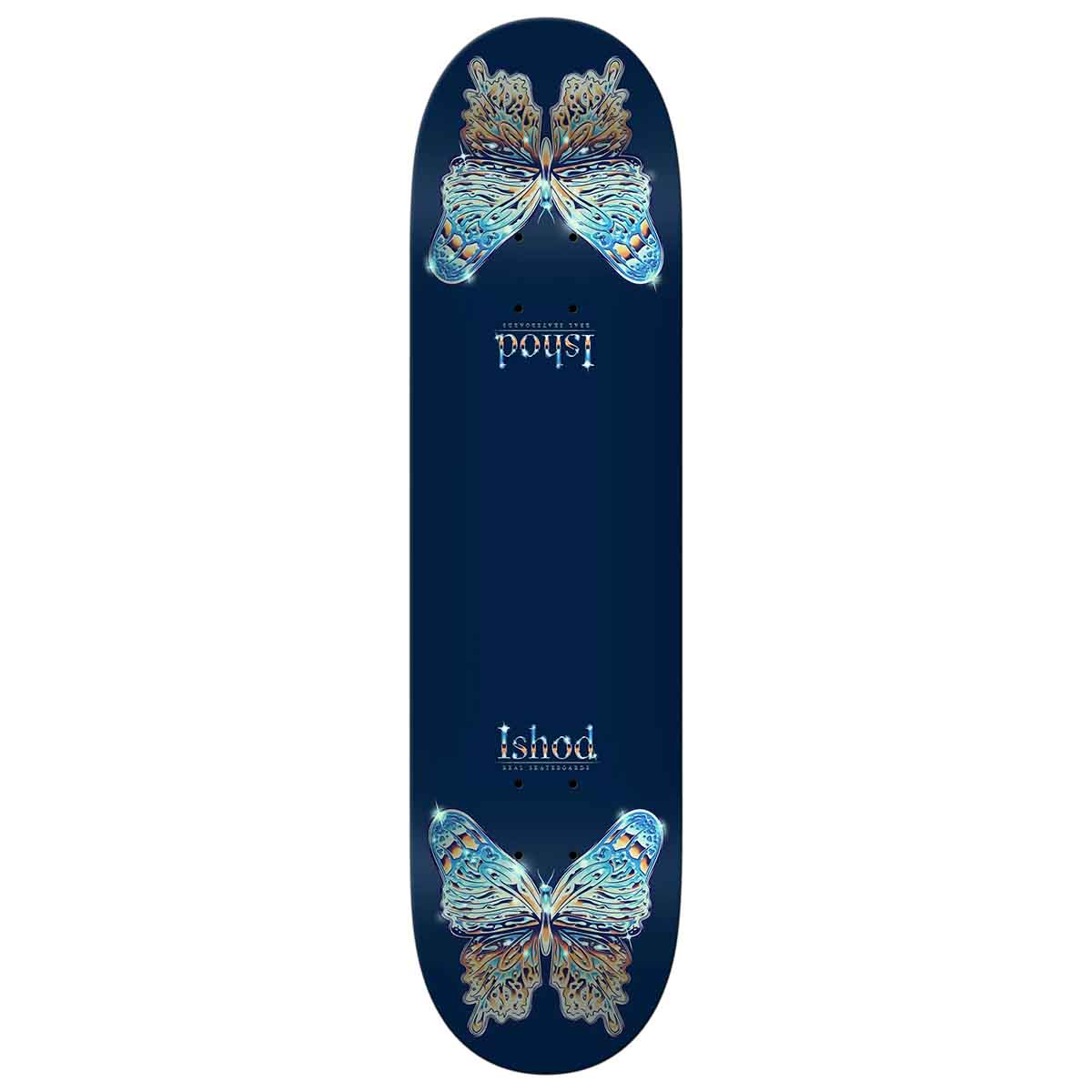 Real Ishod Wair Mariposa Chrome Redux Twin 8.25 Skateboard Deck