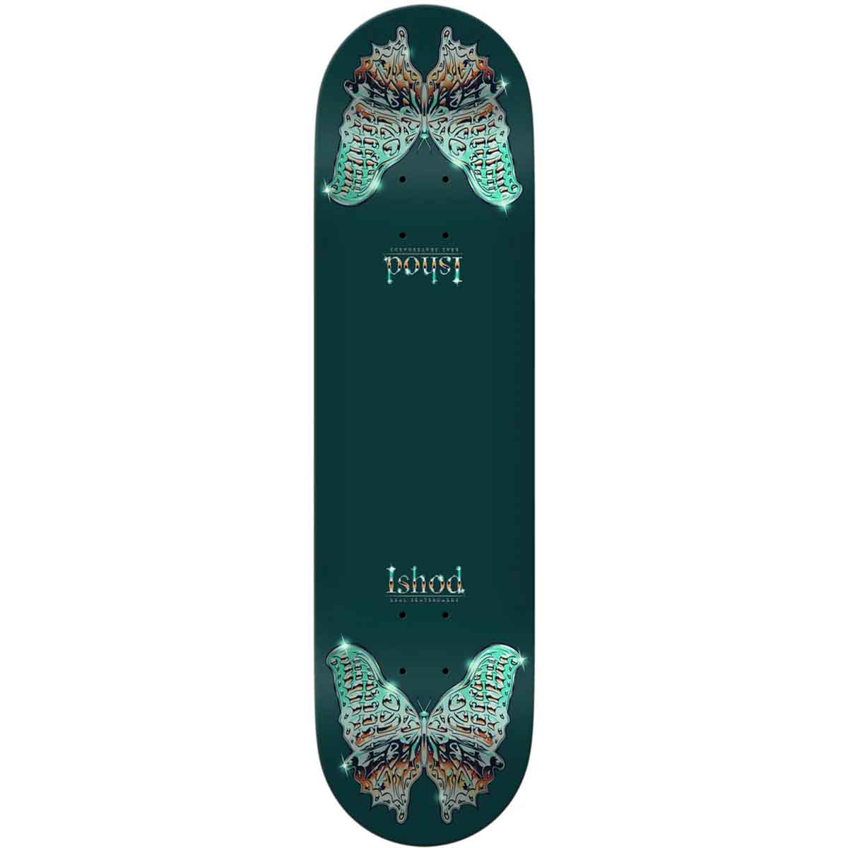 Real Ishod Wair Mariposa Chrome Redux Twin 8.5 Skateboard Deck