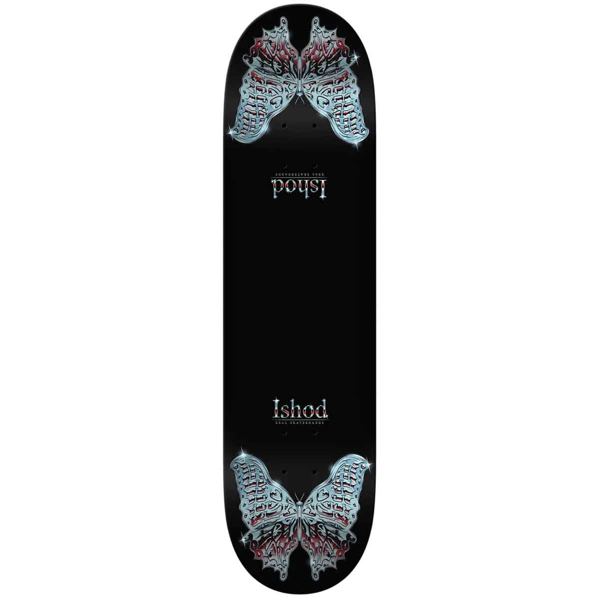 Real Ishod Wair Mariposa Chrome Redux Twin DBX 8.3 Skateboard Deck