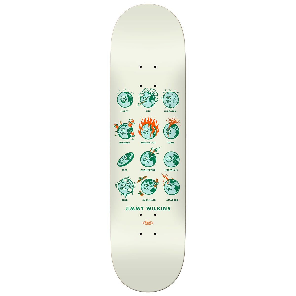 Real - Jimmy Wilkins How Are You 8.5 Skateboard Deck