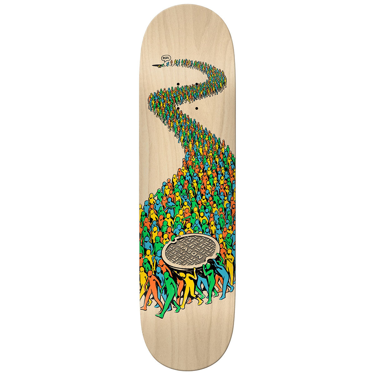Real - Mason Silva Population 8.25 Skateboard Deck.