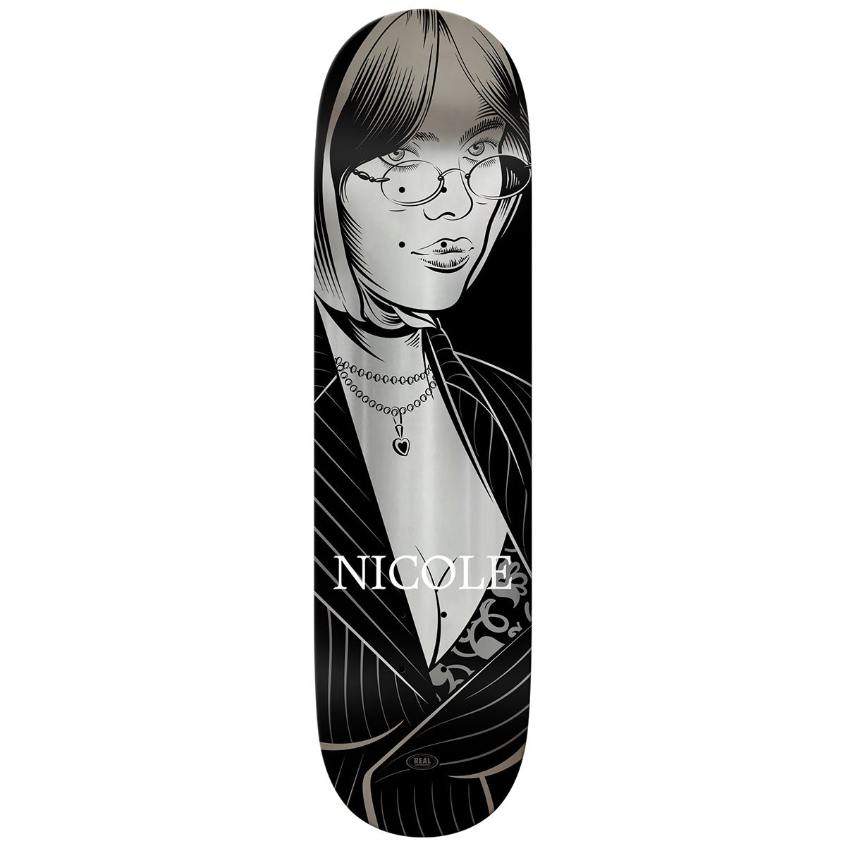 Real - Nicole Hause Crush Ltd 8.5 Skateboard Deck.