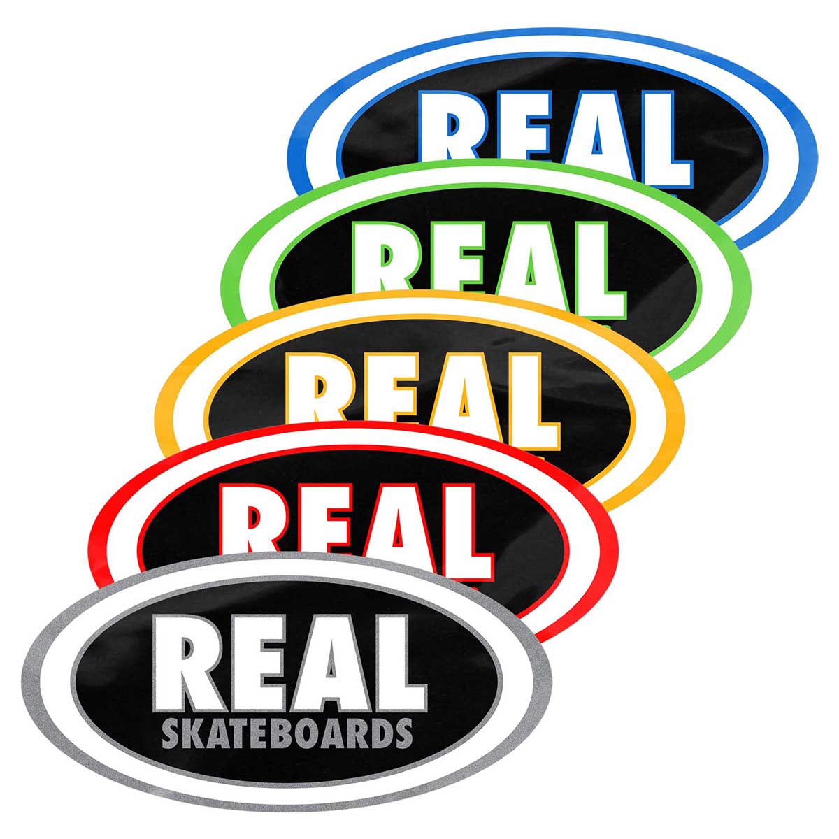 Real Oval 7" Sticker
