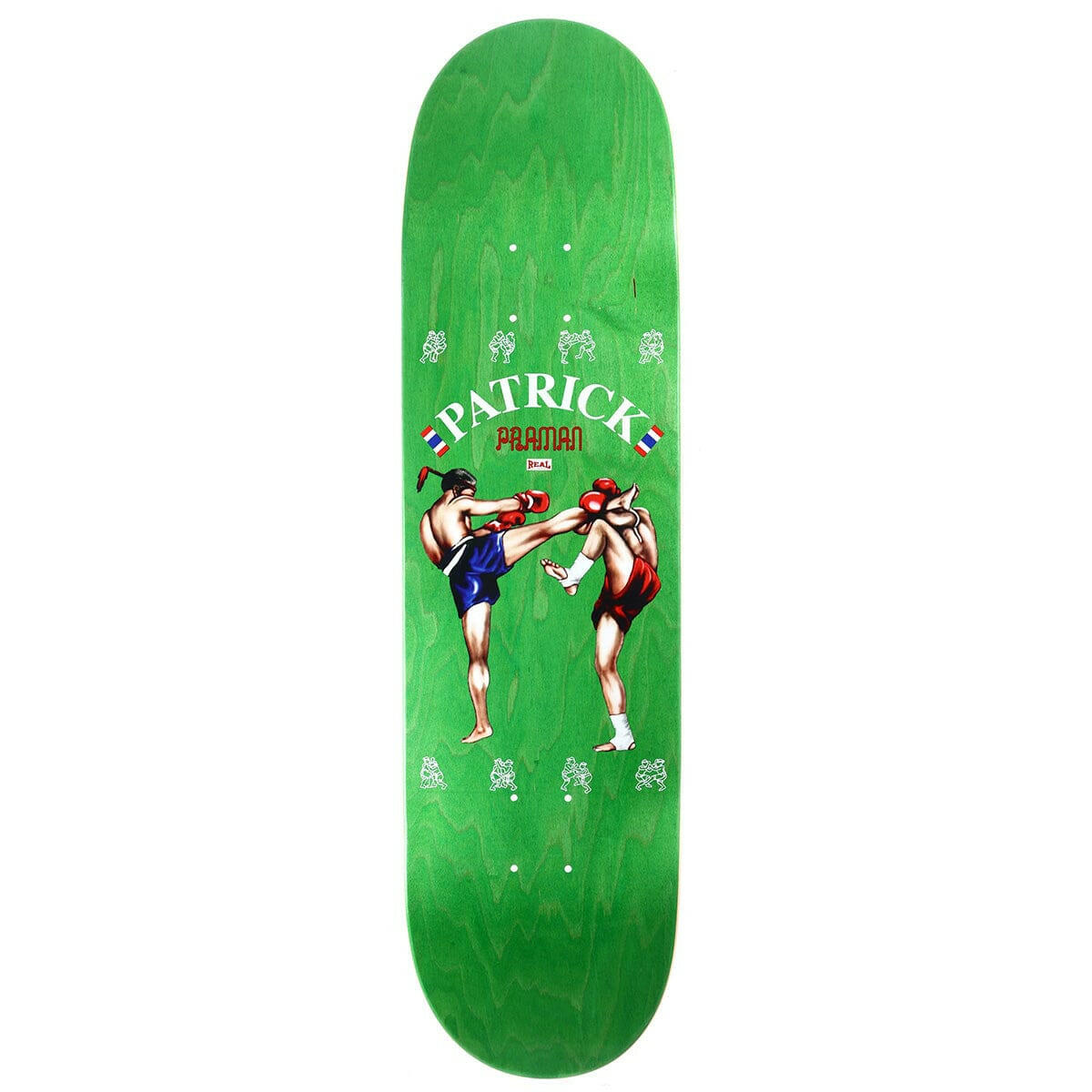Real - Patrick Praman Muay Thai 8.5 Skateboard Deck.