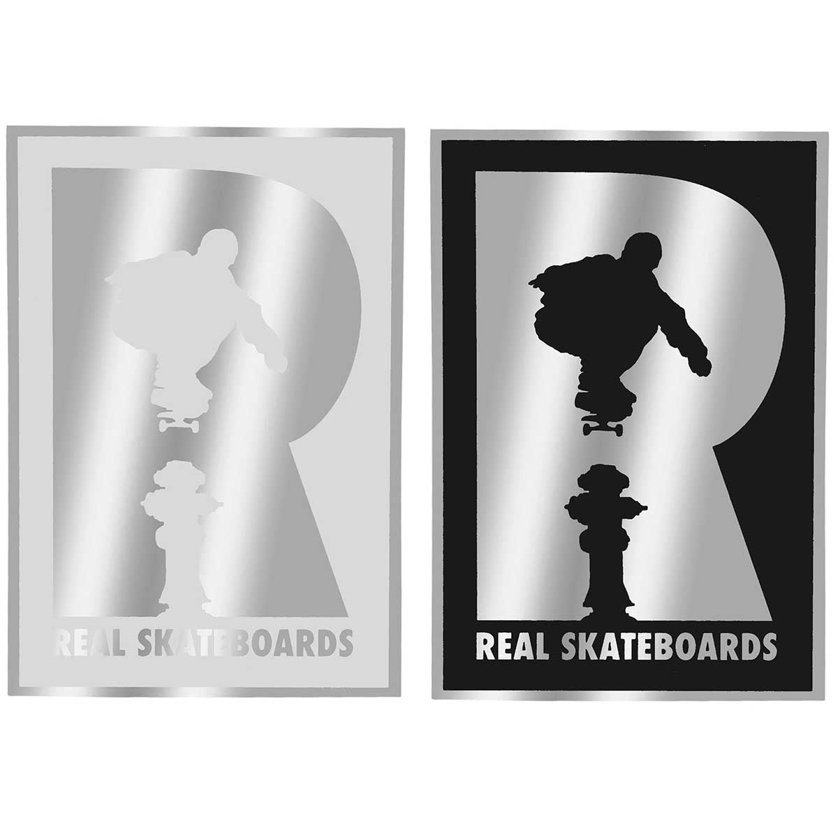 Real R Logo Foil 3.5" Sticker