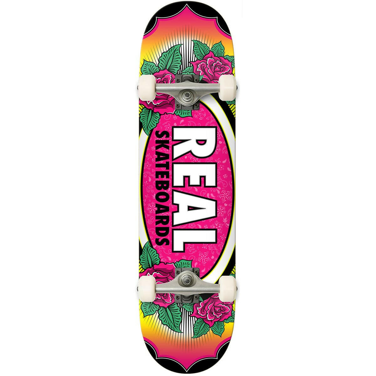 Real - Rose Oval 8.0 Complete Skateboard.