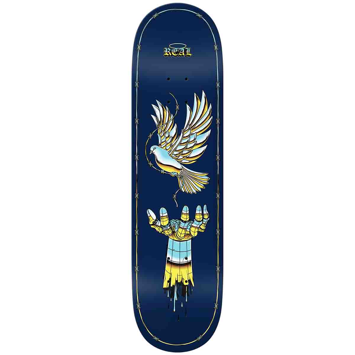 Real Sytnthetic Peace 8.5 Skateboard Deck