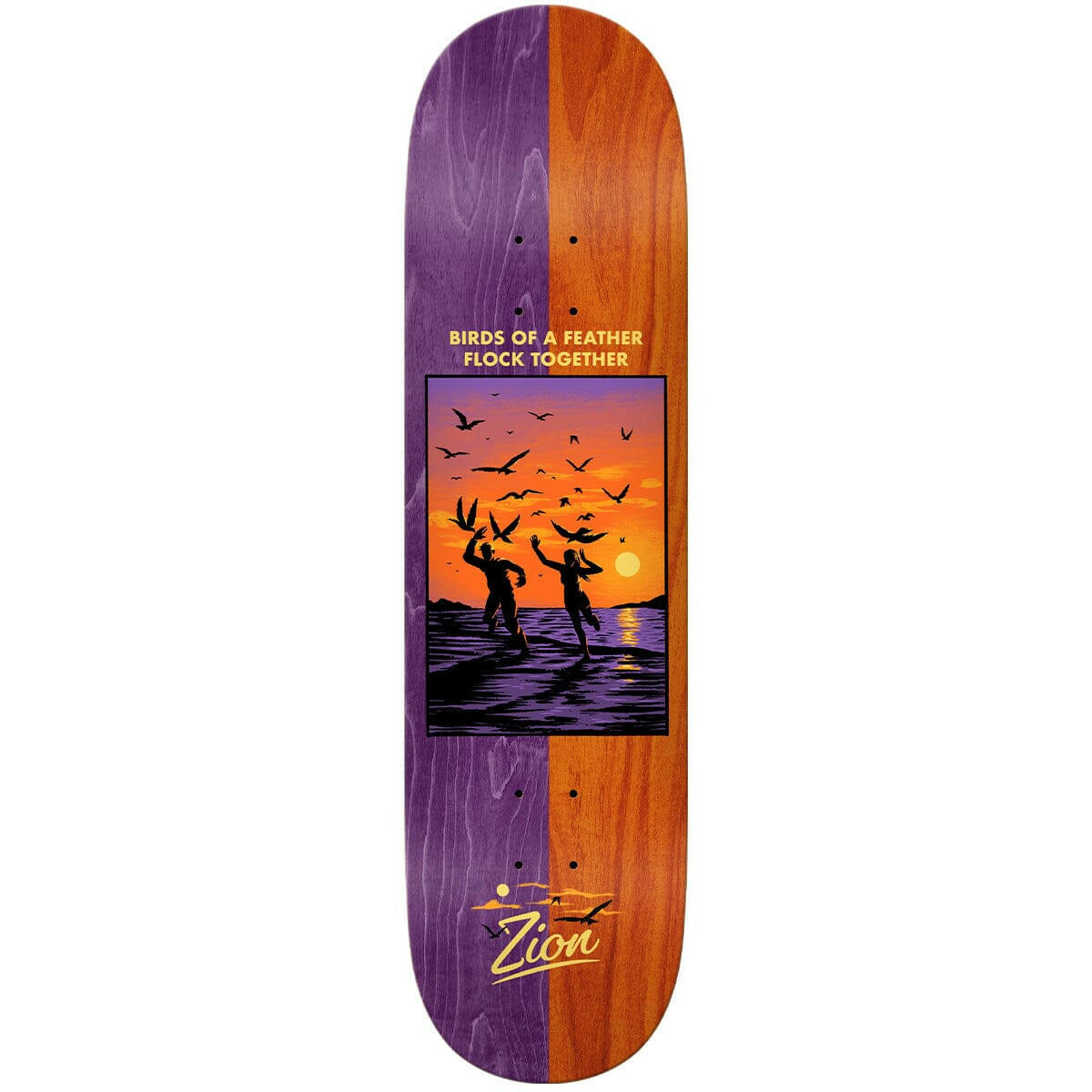 Real - Zion Wright Bright Side 8.5 Skateboard Deck.