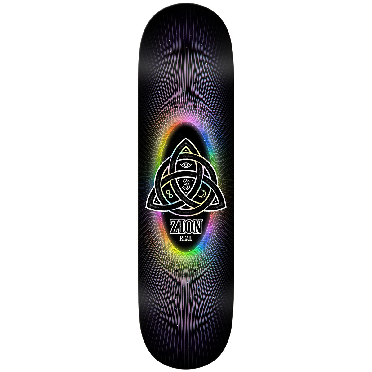 Real Zion Wright Power of Three 8.5 Skateboard Deck