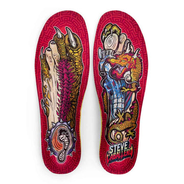 Remind Cush Impact Steve Caballero Gnar Foot 5.5mm Mid-High Arch Insoles
