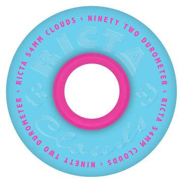 Ricta Clouds Blue/Pink 54MM 92A Skateboard Wheels