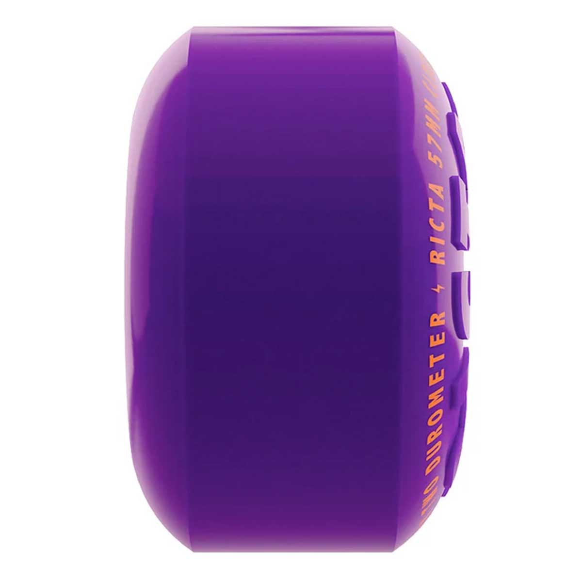 Ricta Clouds Purple/Orange 57MM 92A Skateboard Wheels Front