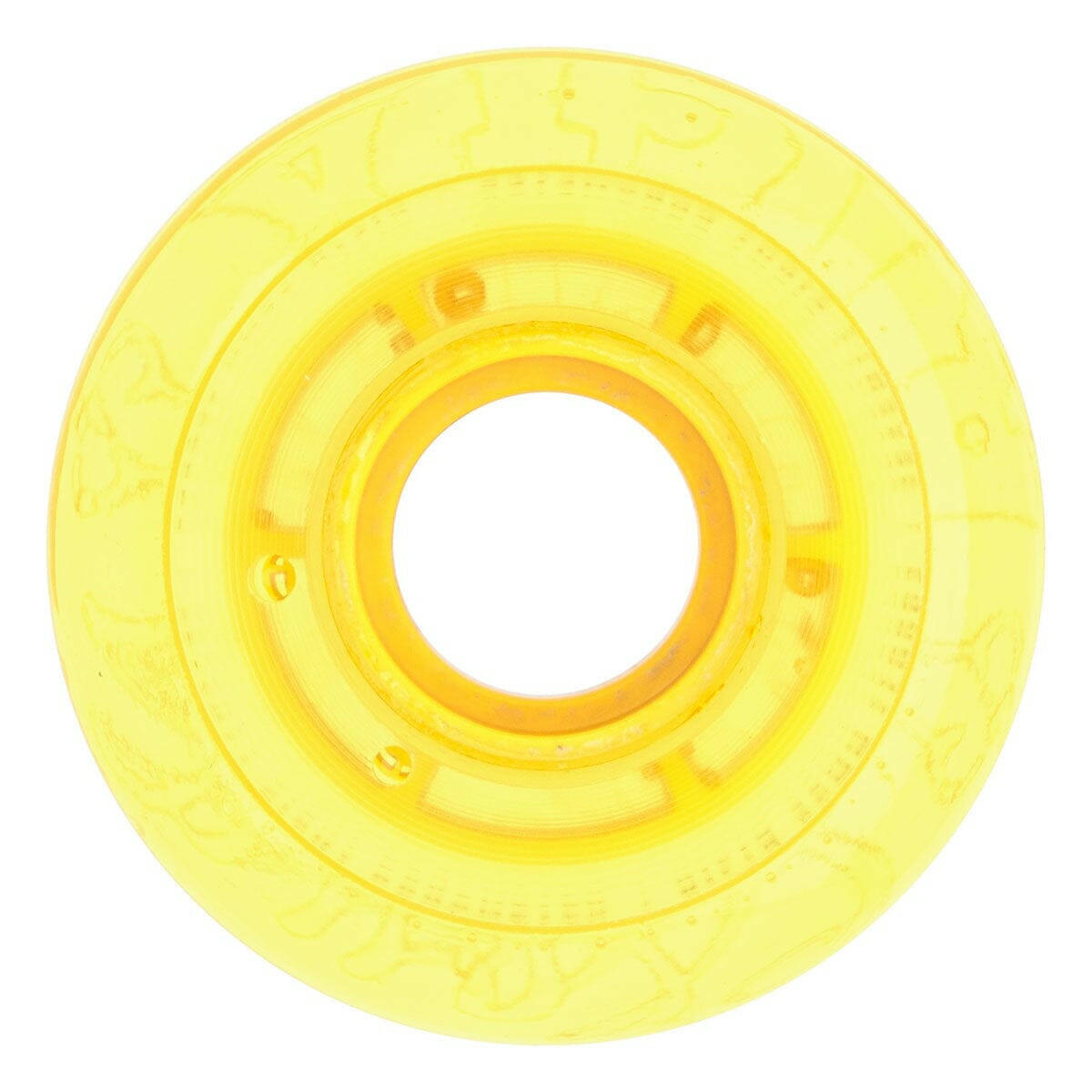 Ricta - Hi Vis Clouds Yellow 56MM 78A Skateboard Wheels.