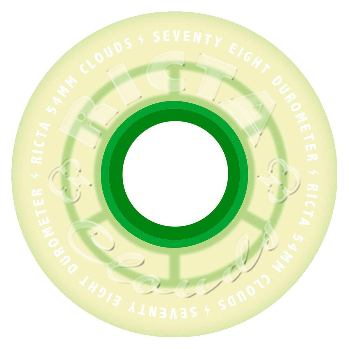 Ricta - Clouds Mojito Yellow 54MM 78A Skateboard Wheels.