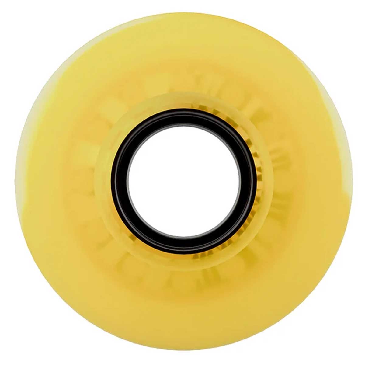 Ricta Clouds Yellow./Black 54MM 78A Skateboard Wheels Side