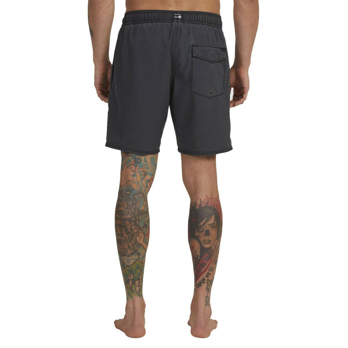 RVCA - Krak Eagle Elastic Shorts Black.