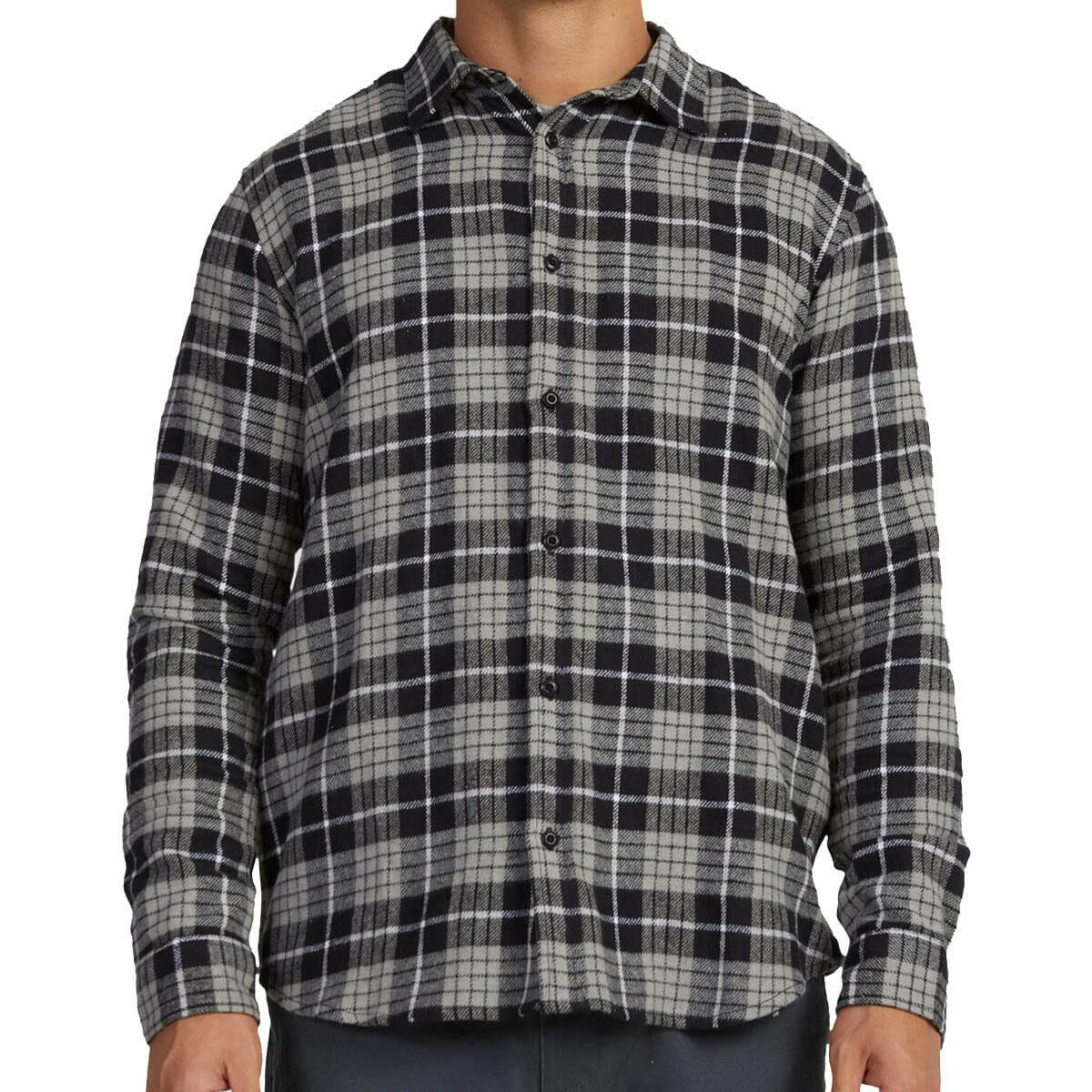 RVCA - Treets Flannel Shirt Black.