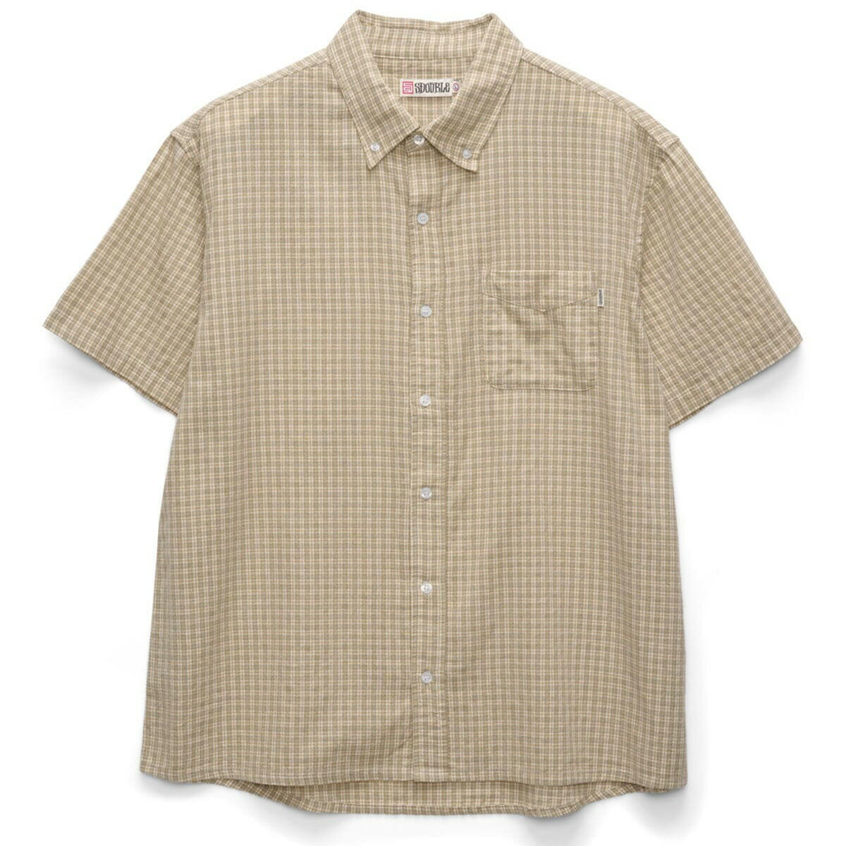 S/Double - Stock Check Classic Shirt Artichoke.