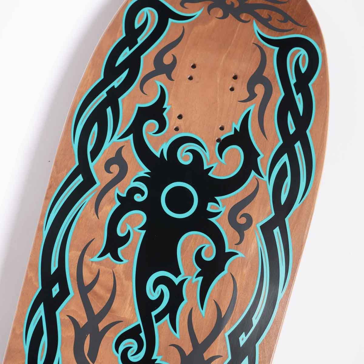 Santa Cruz Eric Dressen Tribal 9.9 Reissue Skateboard Deck Detail