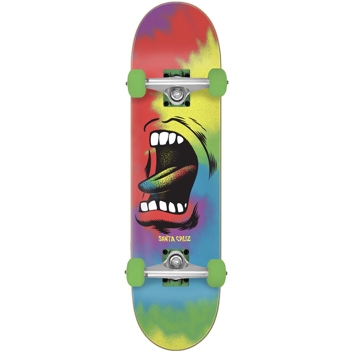 Santa Cruz Big Mouth Tie Dye 8.0 Complete Skateboard