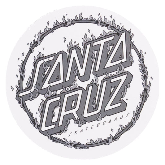 Santa Cruz - Burnt Opus Sticker Dark Grey - pack view