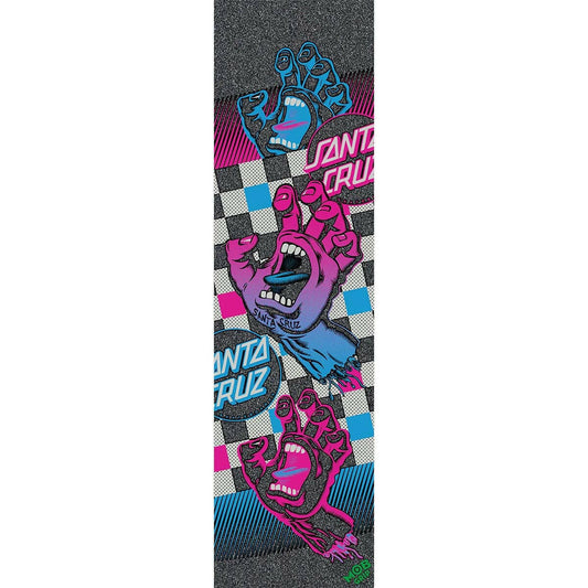 Mob - Santa Cruz Check Trap Hand 9 Griptape.