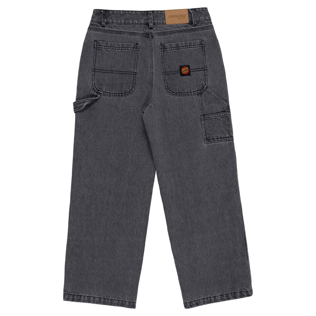 Santa Cruz Classic Dot Carpenter Youth Jeans Carbon Back