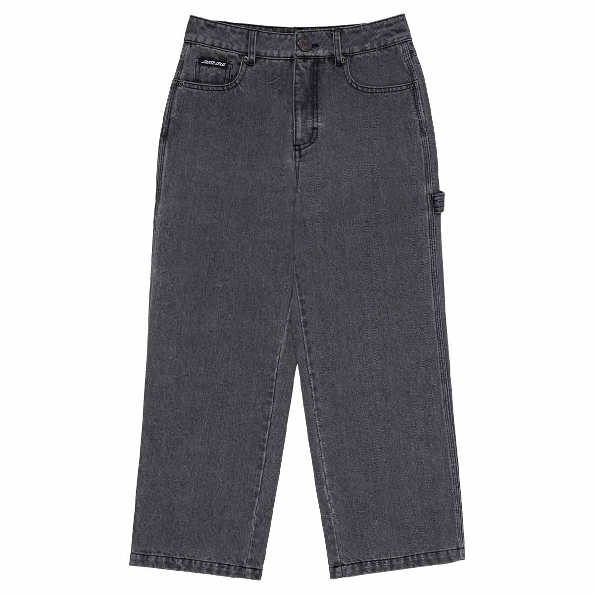 Santa Cruz Classic Dot Carpenter Youth Jeans Carbon Front