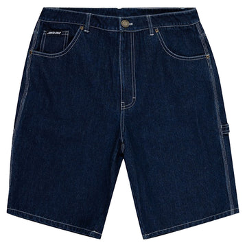 Santa Cruz Classic Dot Youth Carpenter Shorts Rinsed Indigo Front