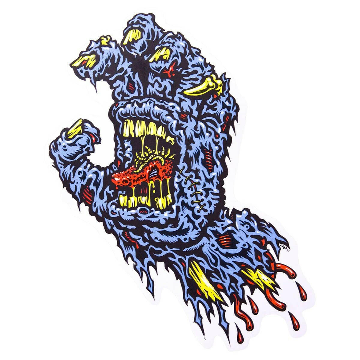 Santa Cruz - Decaying Hand 3" Sticker.